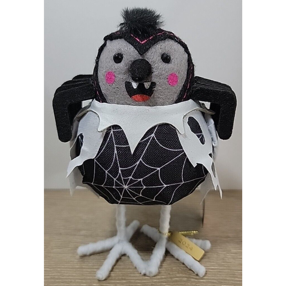 NWT TARGET Halloween 2024 HYDE & EEK SKITTER SPIDER Felt Bird Featherly‎ Friends